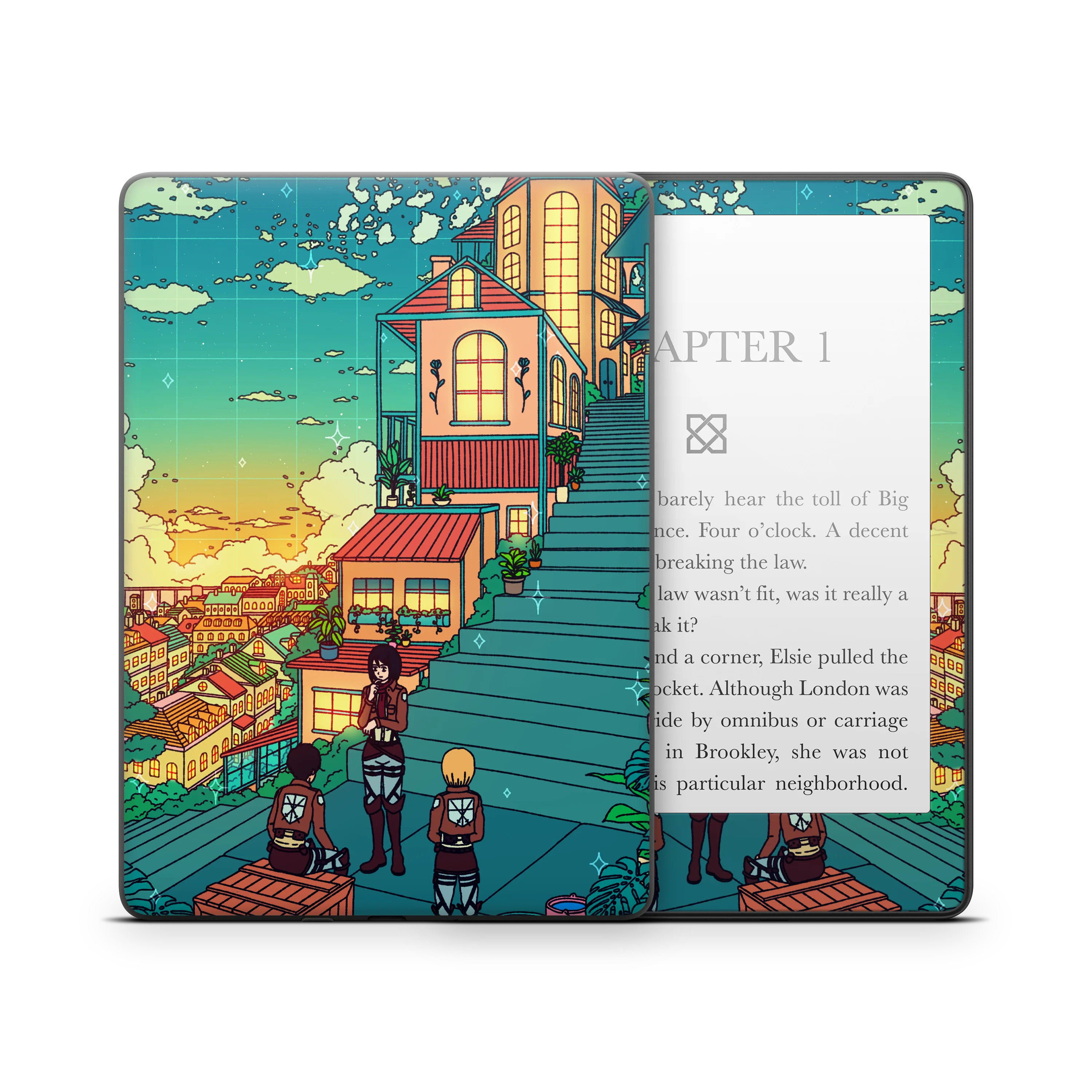 Titan and friends Kindle Skin - Image 5
