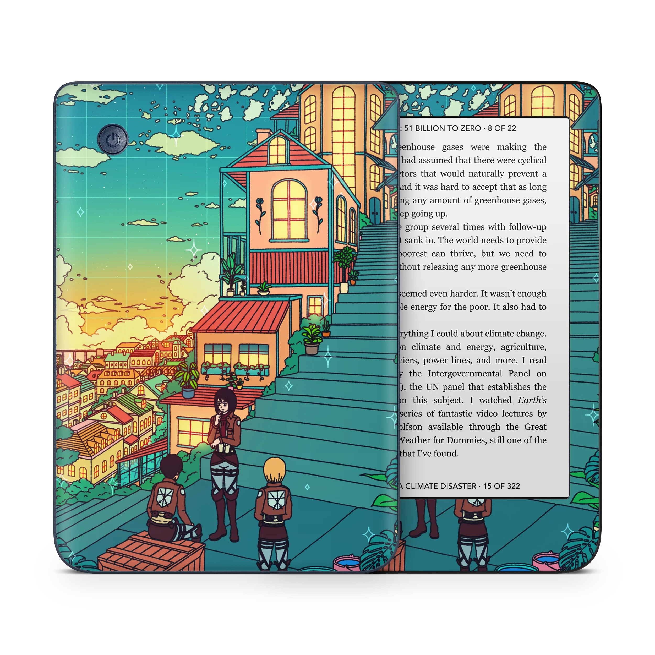 Titan and friends Kobo Skin