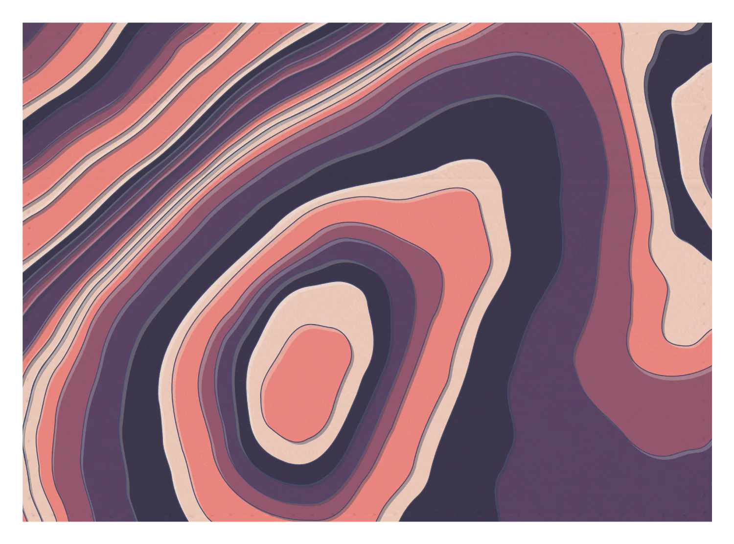 Topography Purple and Pink - Image 8
