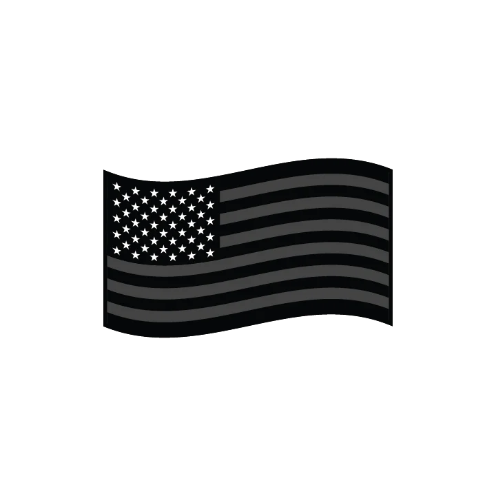 USA Flag Black - Image 2