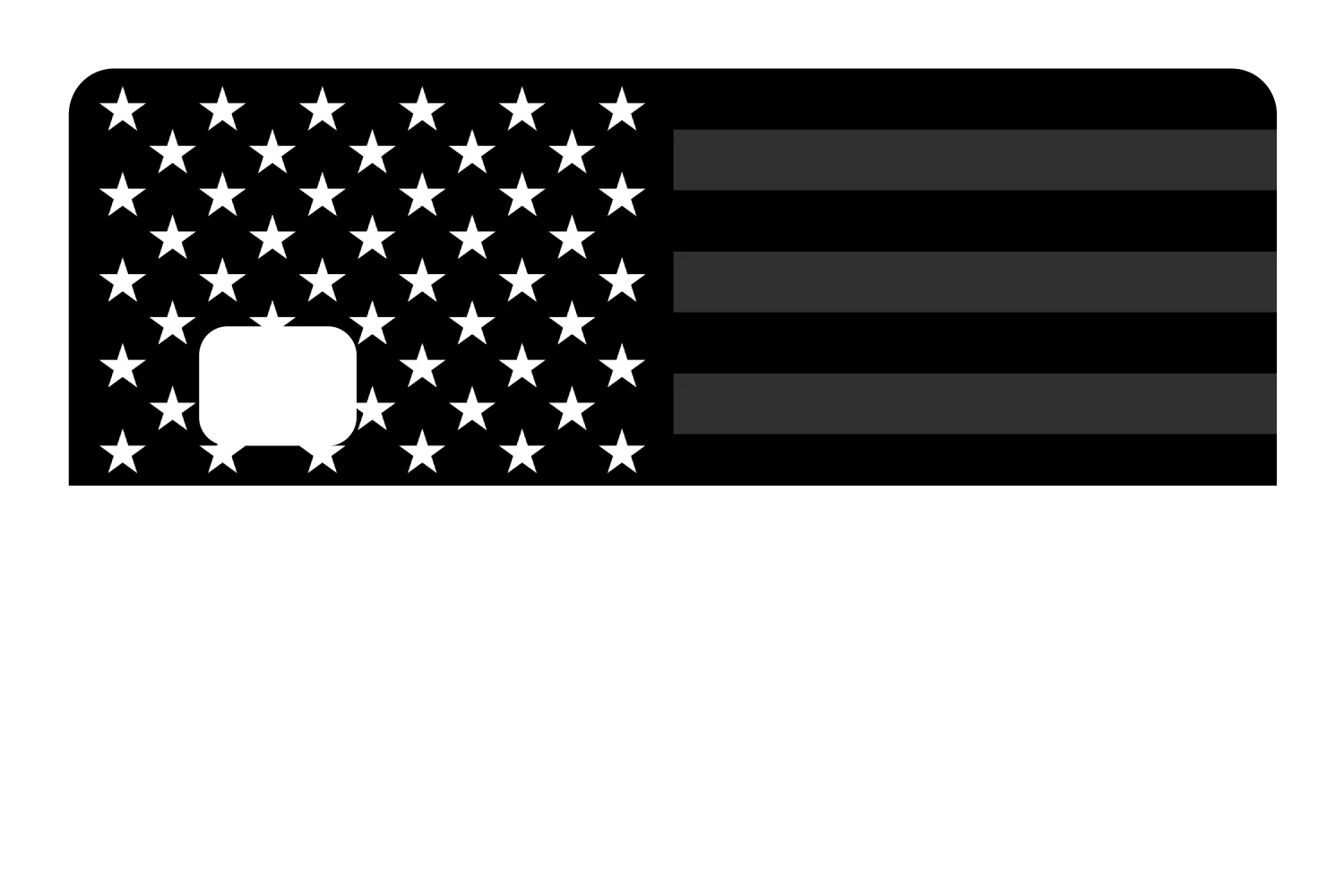 USA Flag Black - Image 8