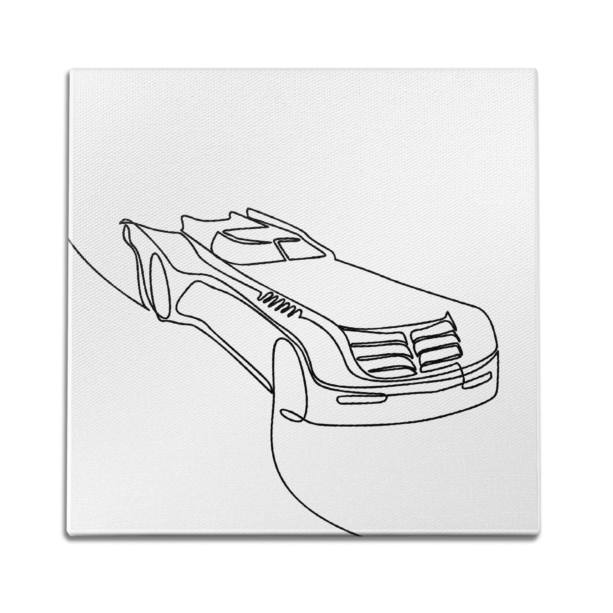 Bat Mobile Line Art Wall Art