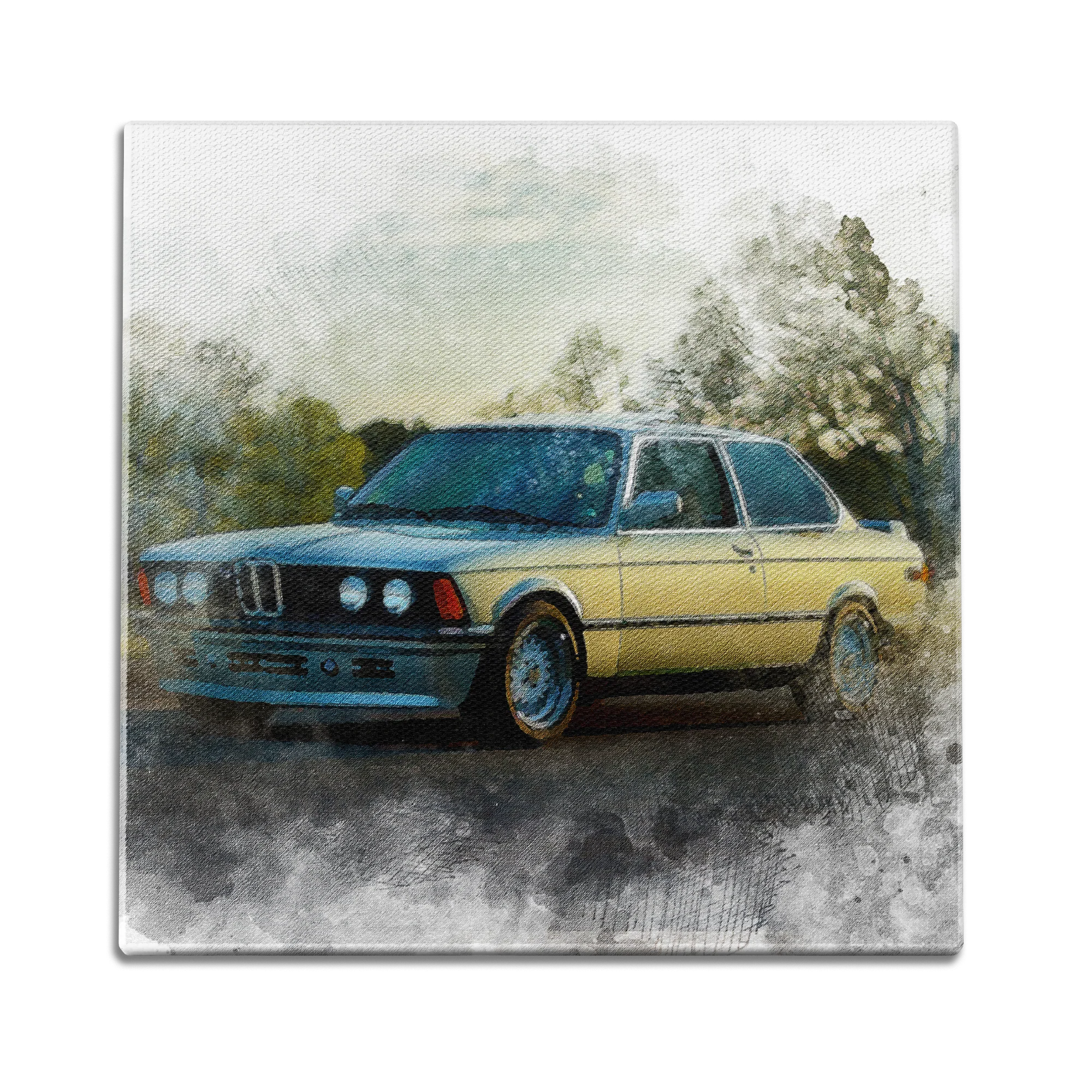 Bmw Water Color Wall Art