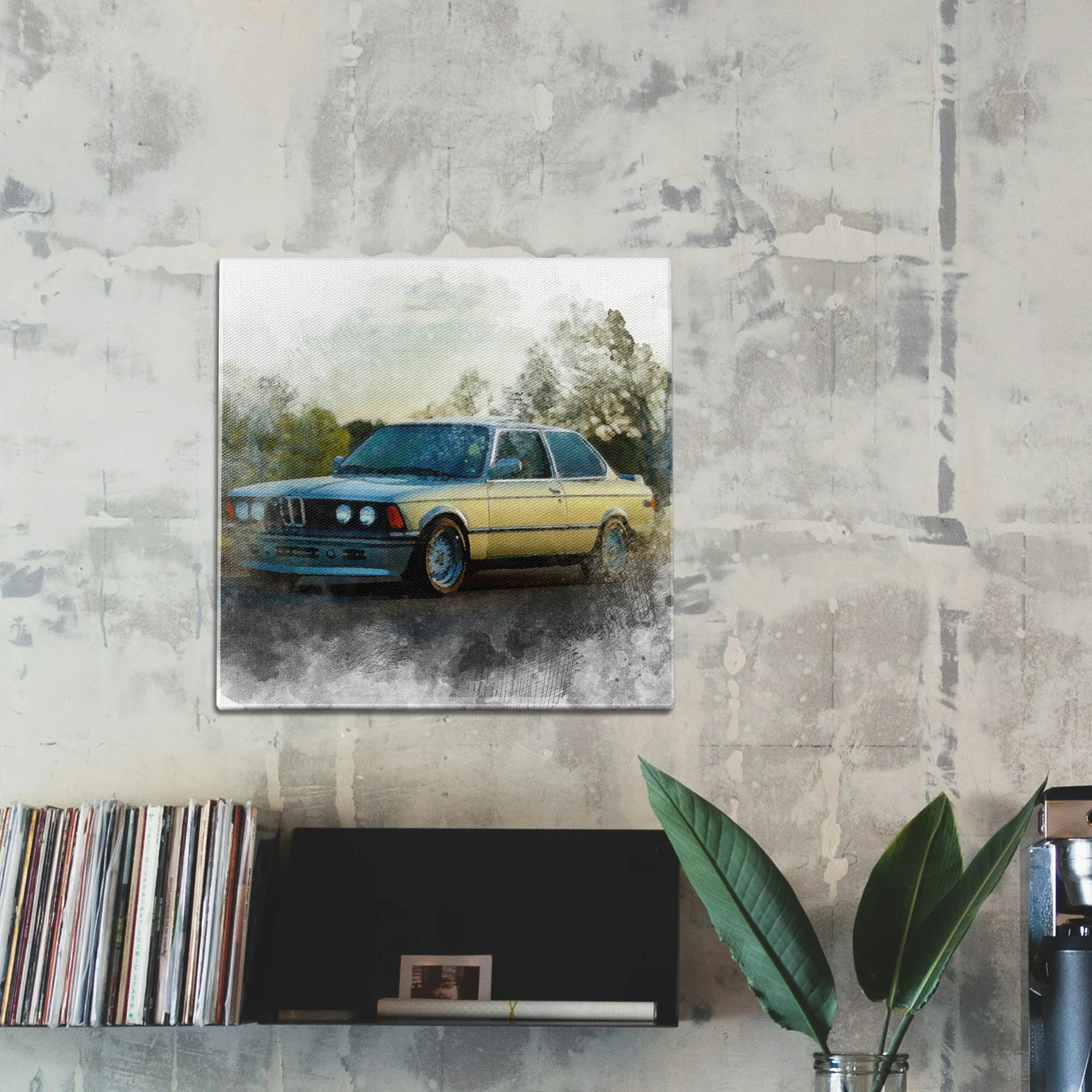 Bmw Water Color Wall Art - Image 2