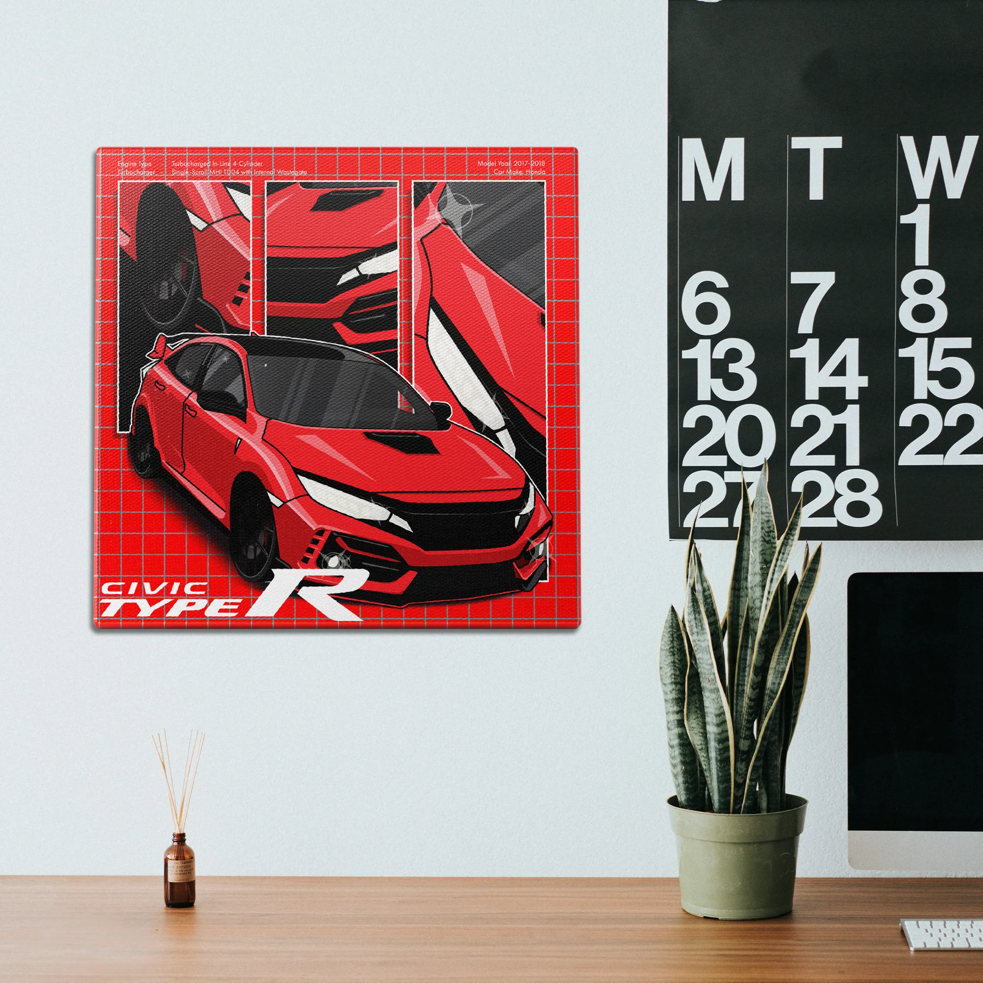 Civic 3 Panel Wall Art - Image 2