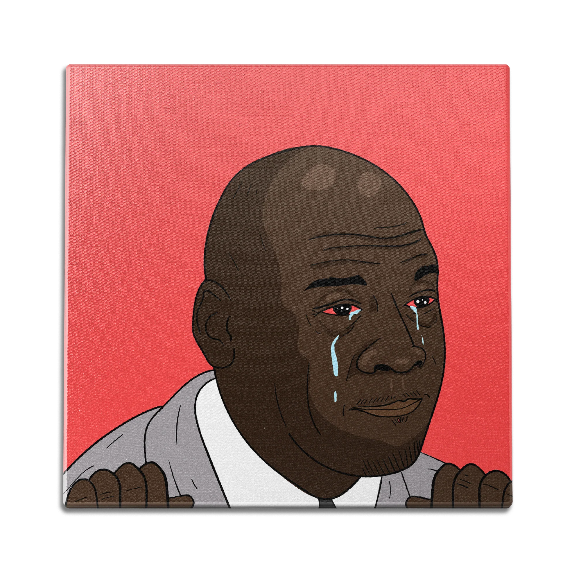 Crying MJ Wall Art