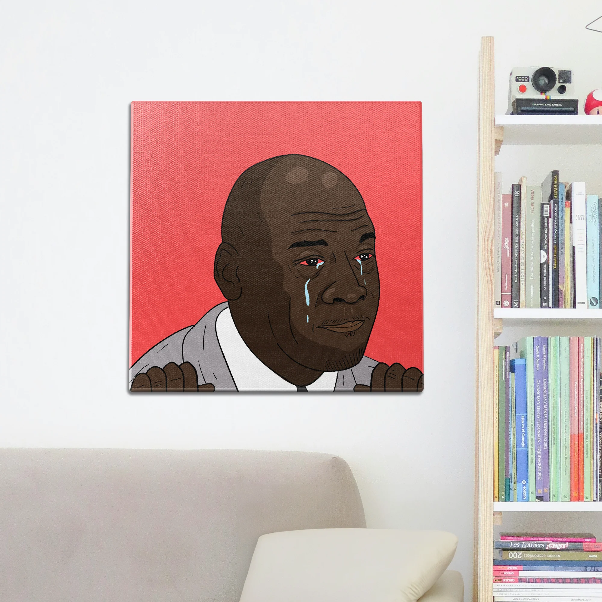 Crying MJ Wall Art - Image 2