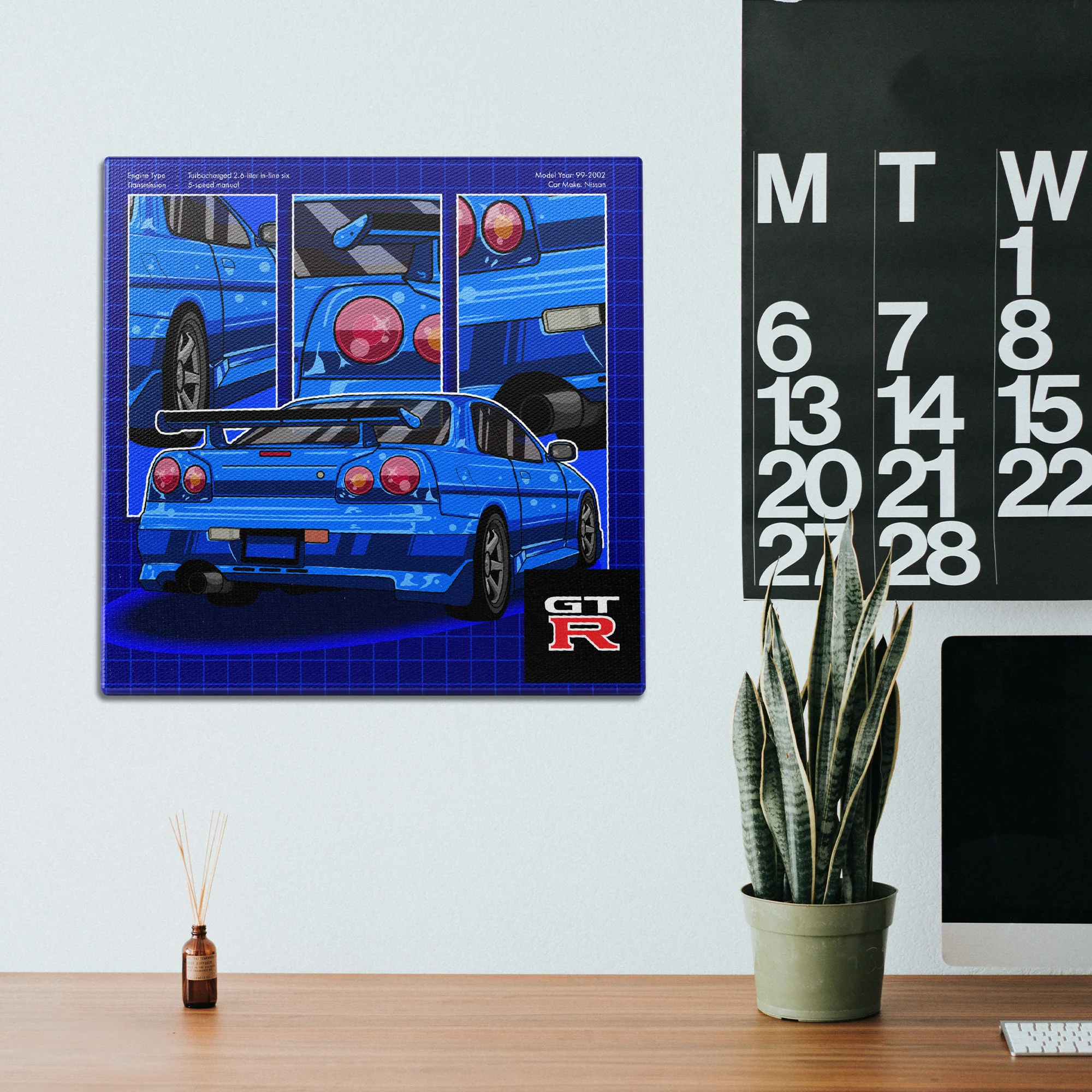 GTR 3 Panel Wall Art - Image 2