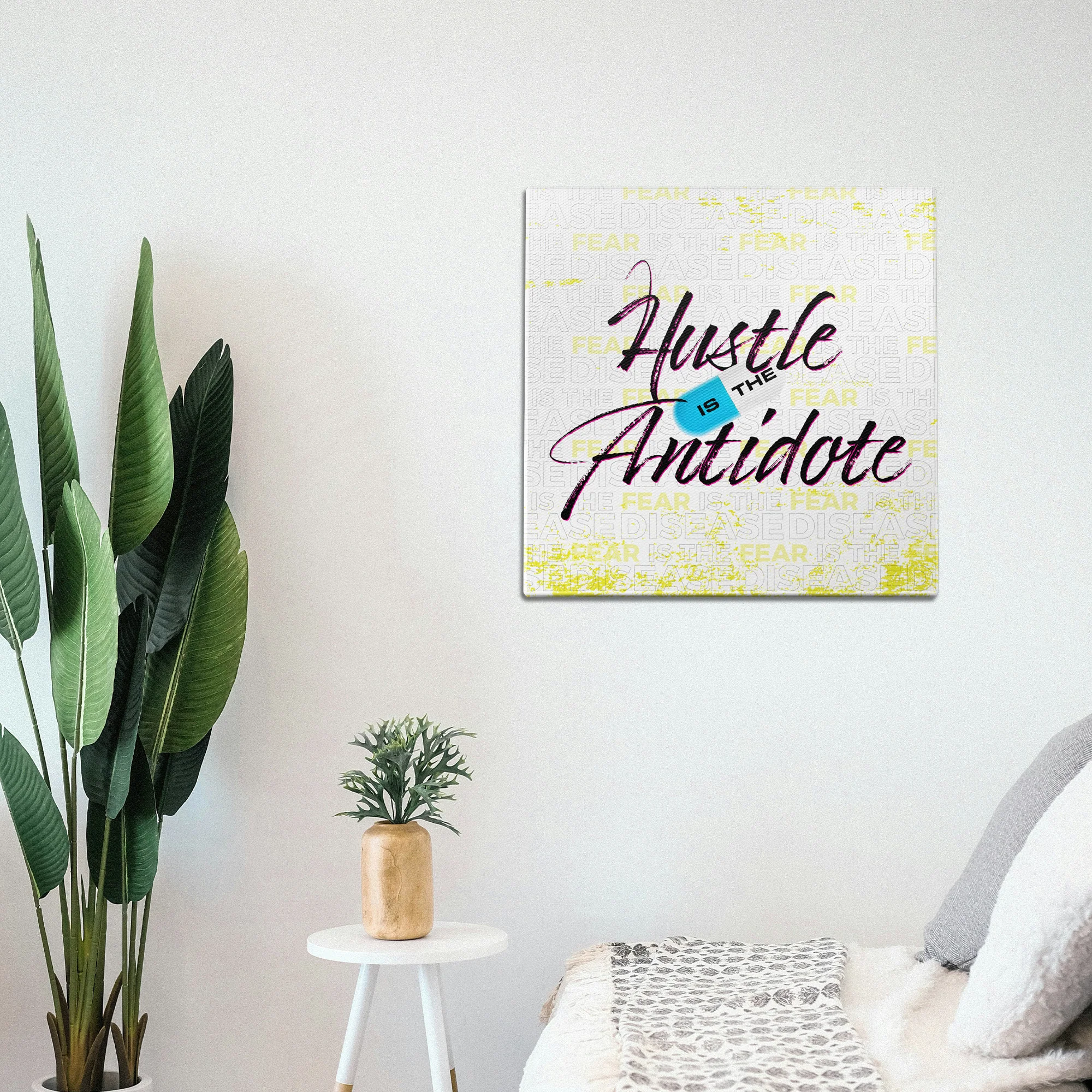 Hustle is the Antidote Wall Art - Image 2