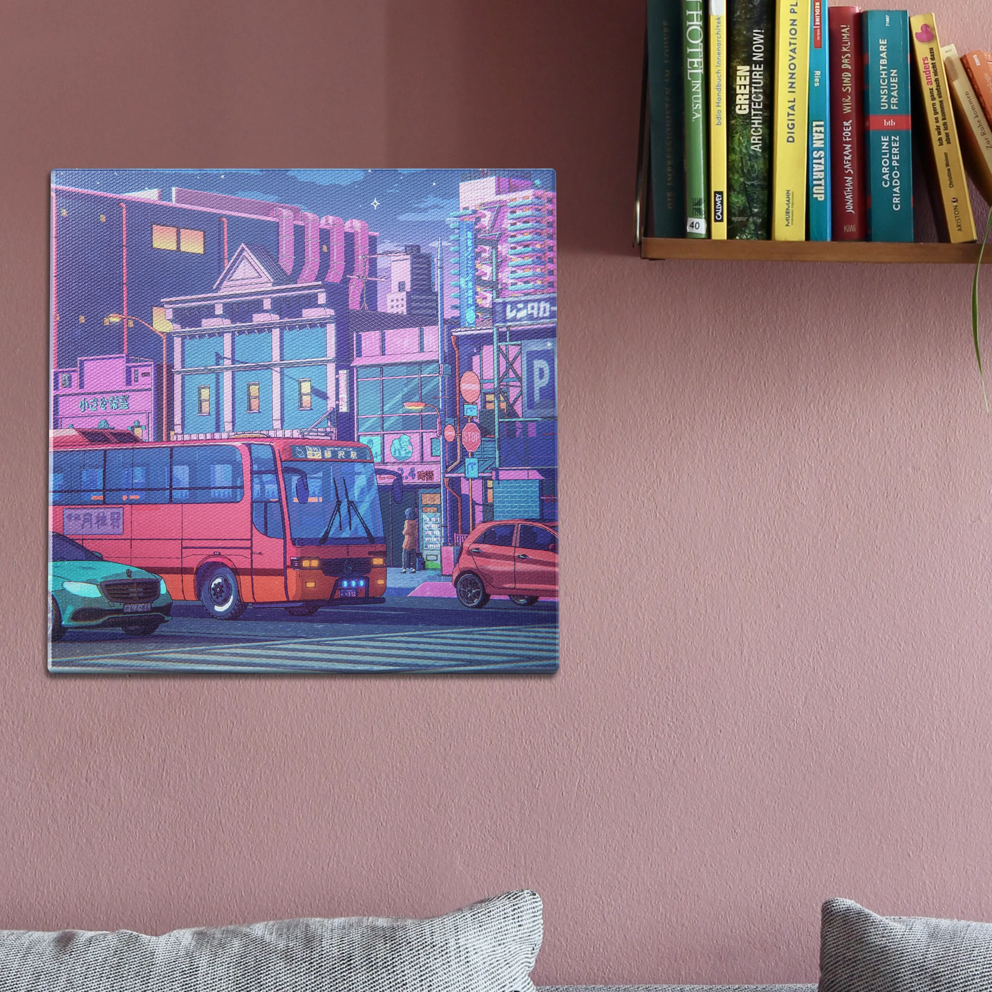 Korea Bus Stop Wall Art - Image 2