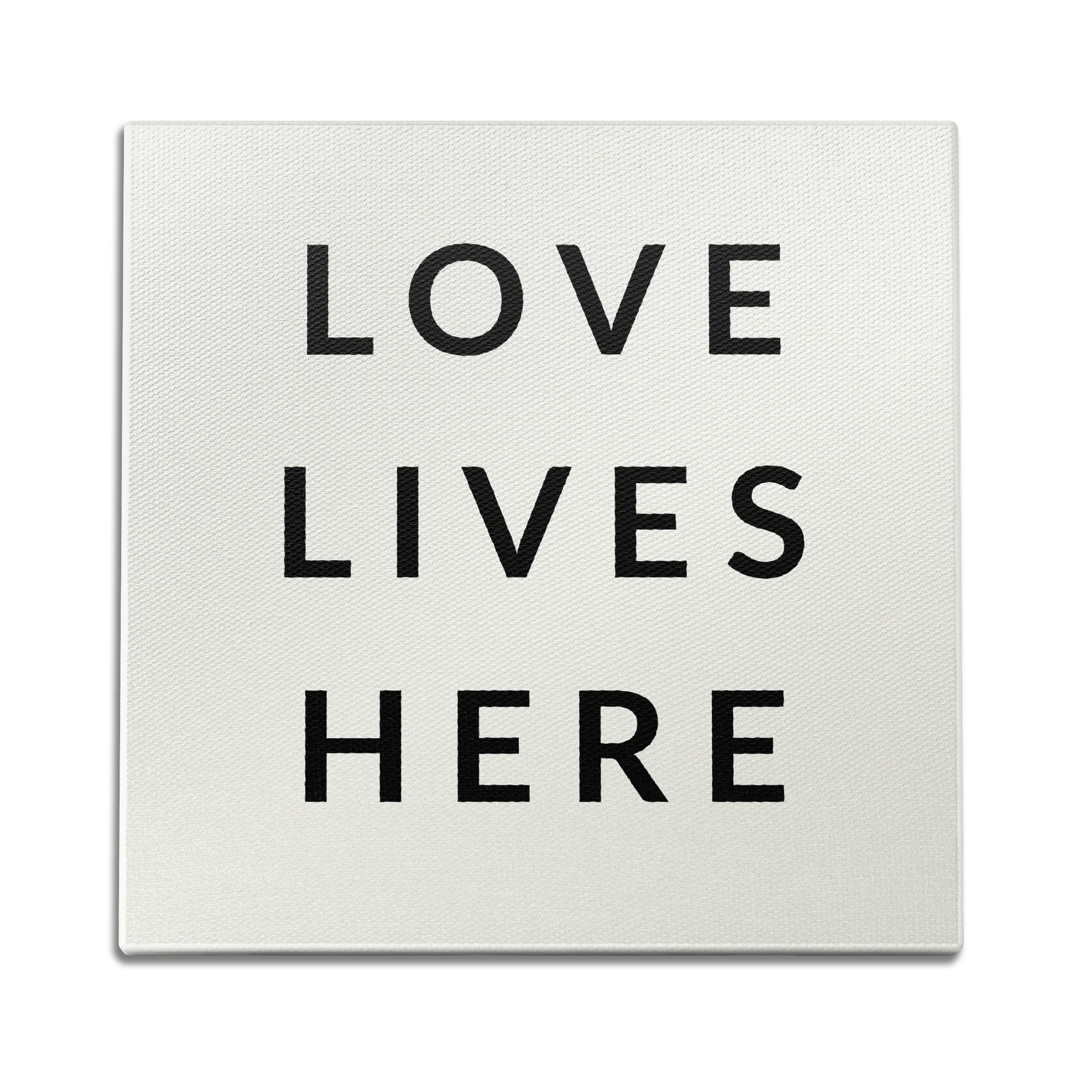 Love Lives Here Wall Art