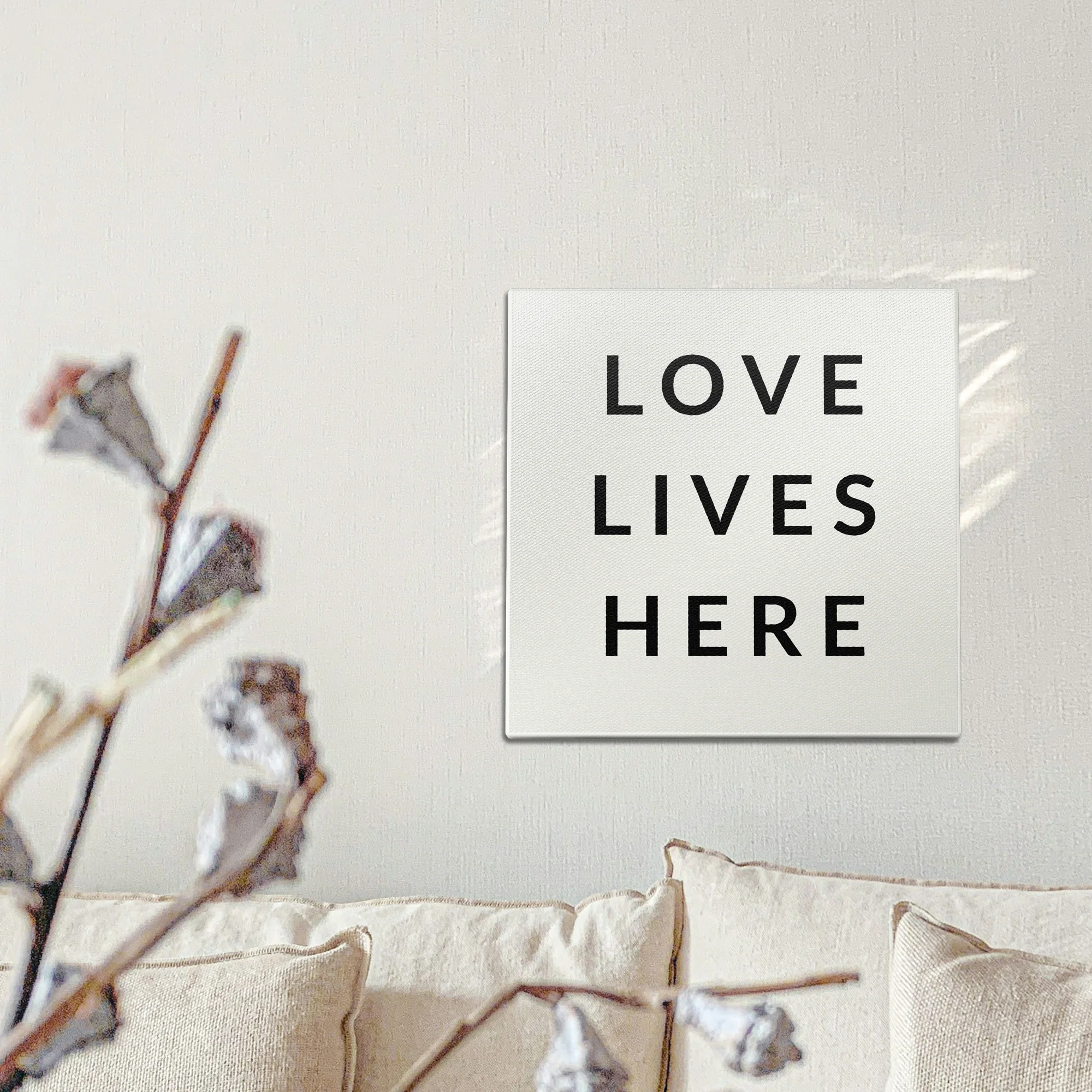 Love Lives Here Wall Art - Image 2
