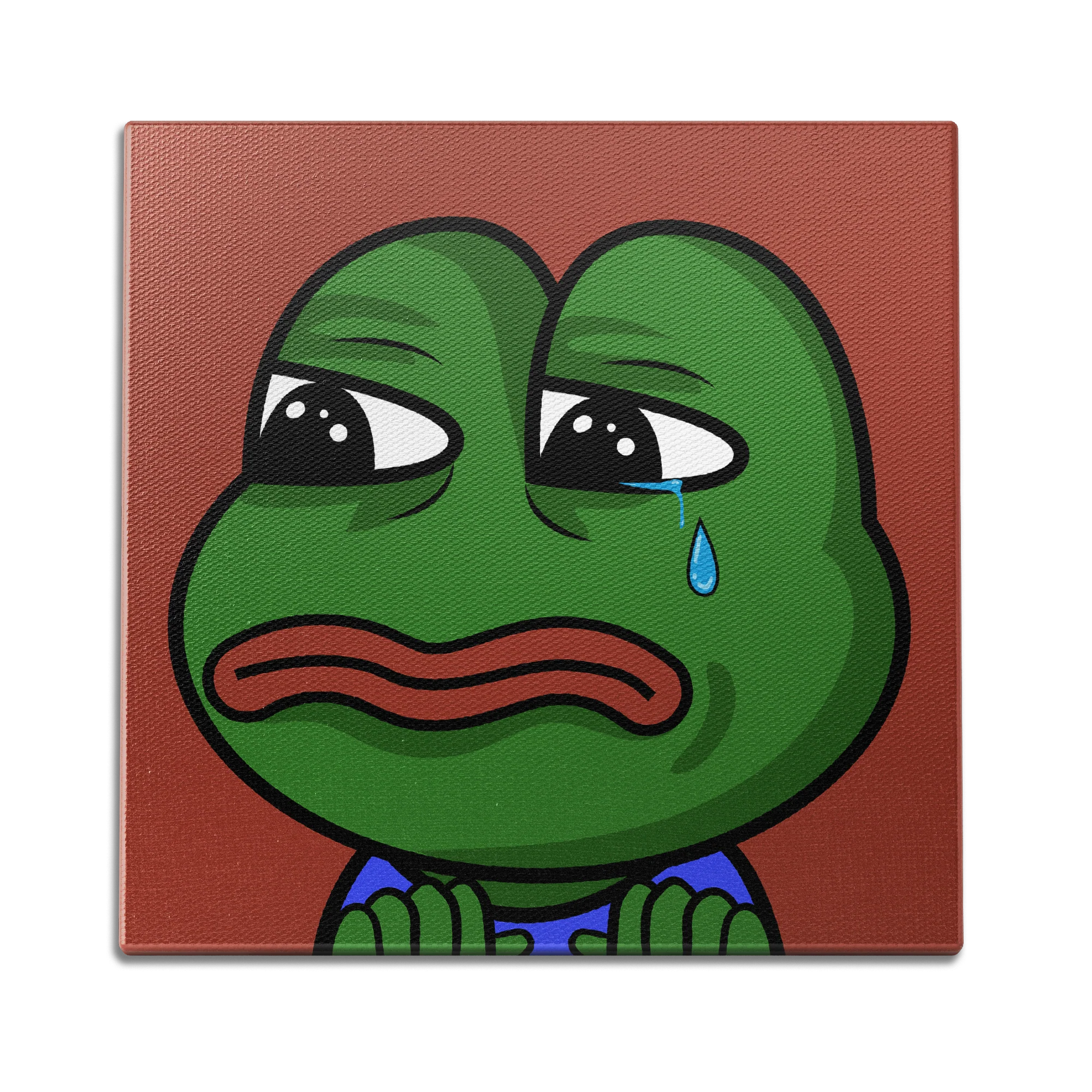 Sad pepe Wall Art