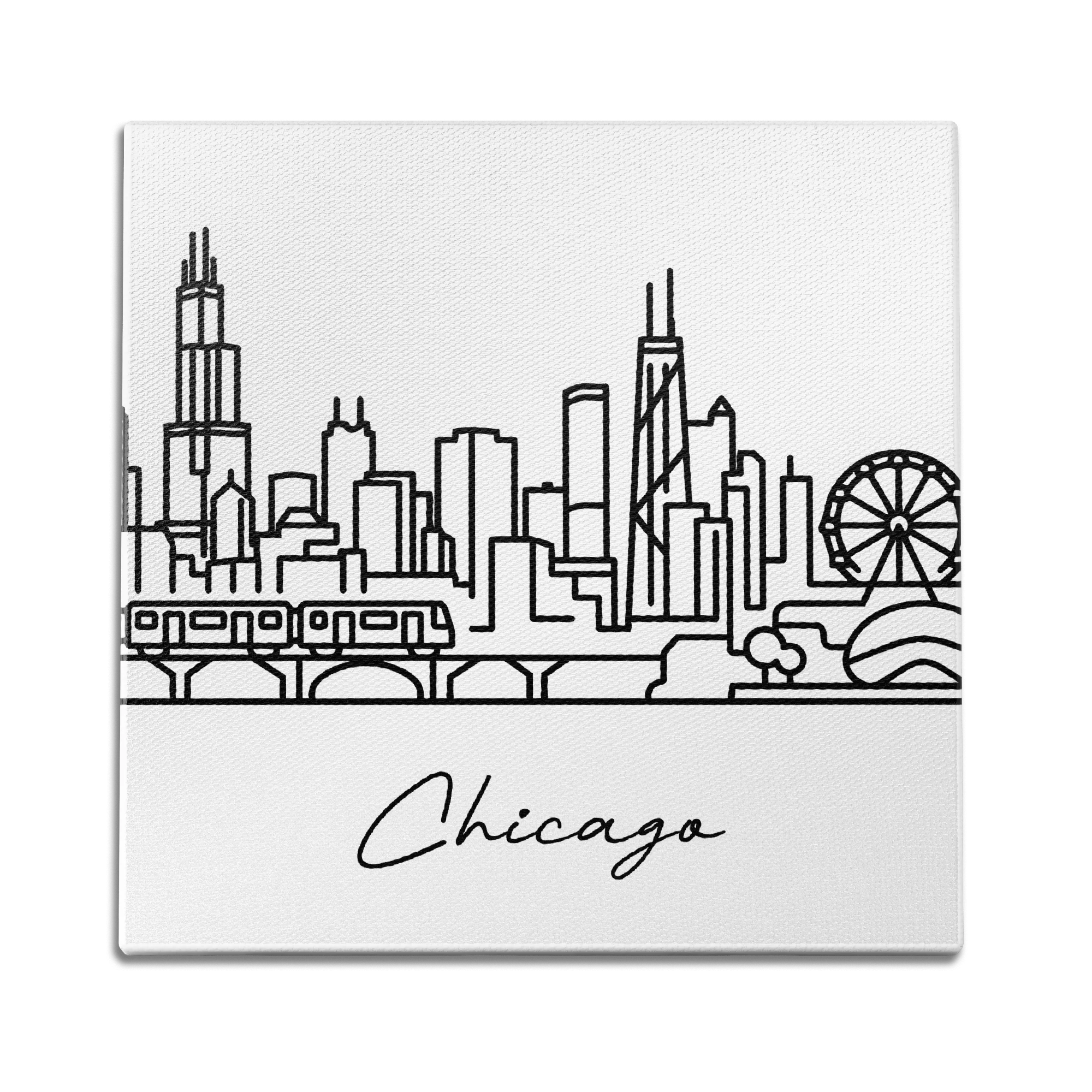 Skyline Chicago Wall Art