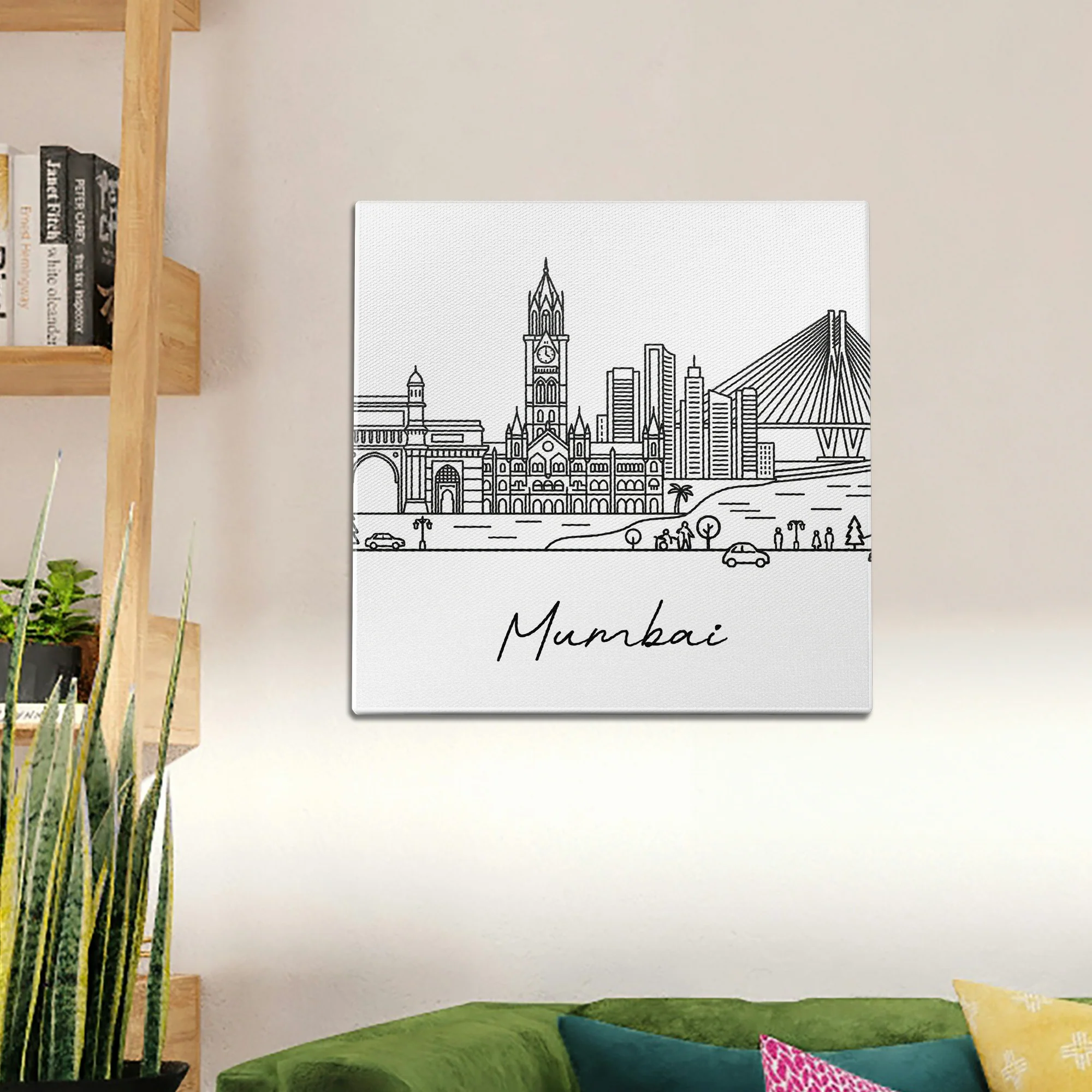 Skyline Mumbai Wall Art - Image 2