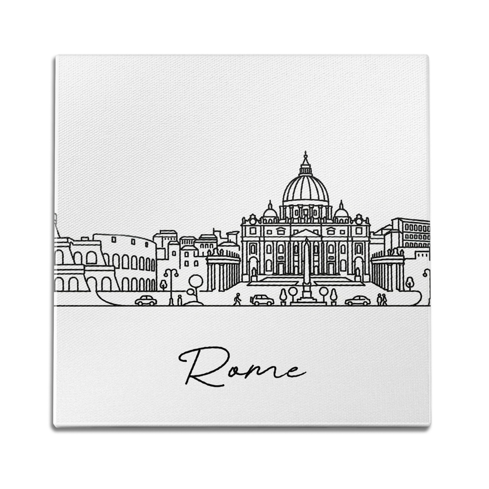 Skyline Rome Wall Art