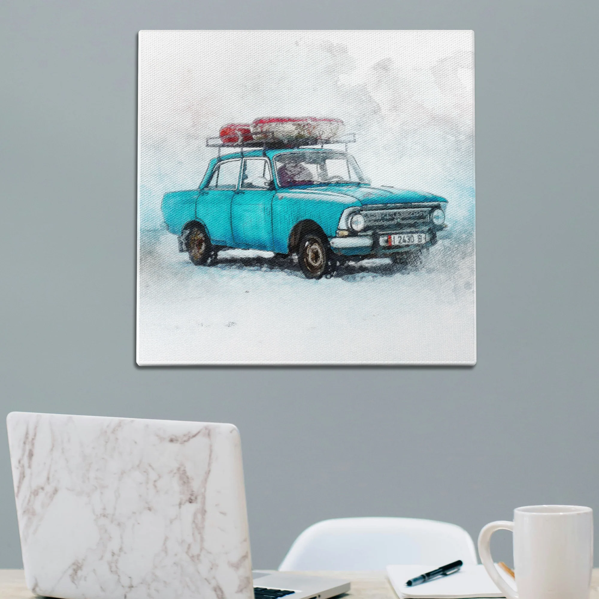 Traveler Water Color Wall Art - Image 2