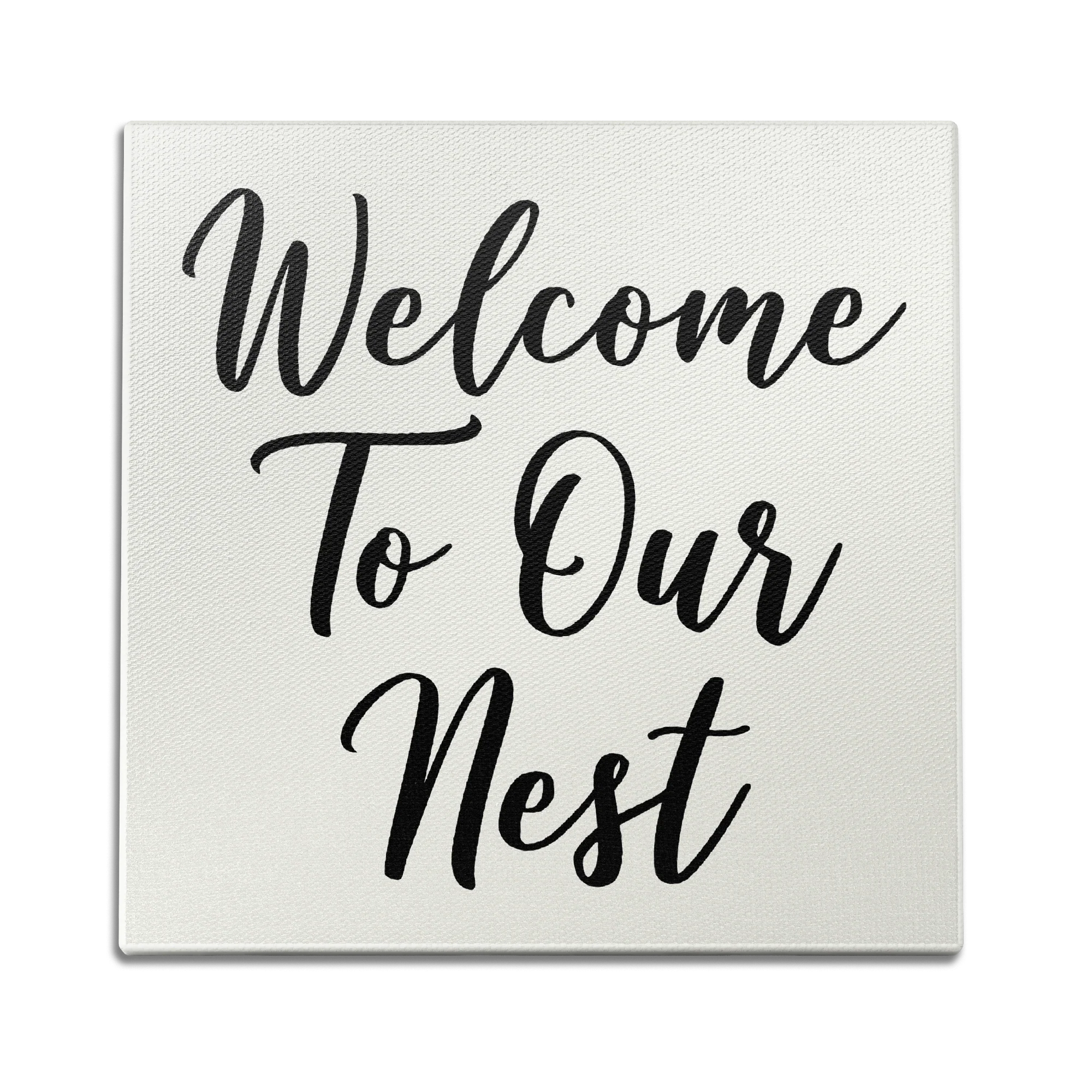 Welcome To Our Nest Wall Art