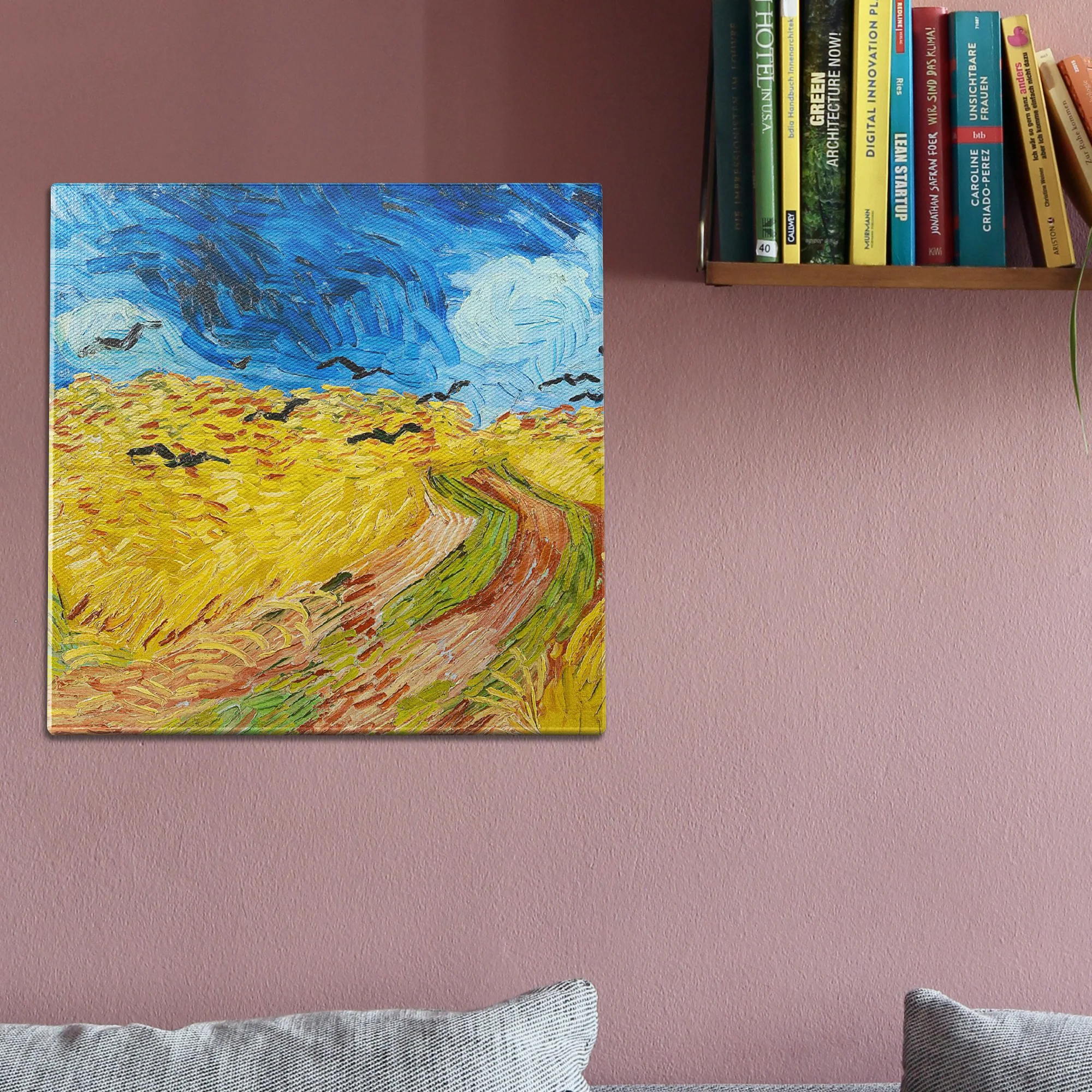 Wheatfield with Crows Wall Art - Image 2