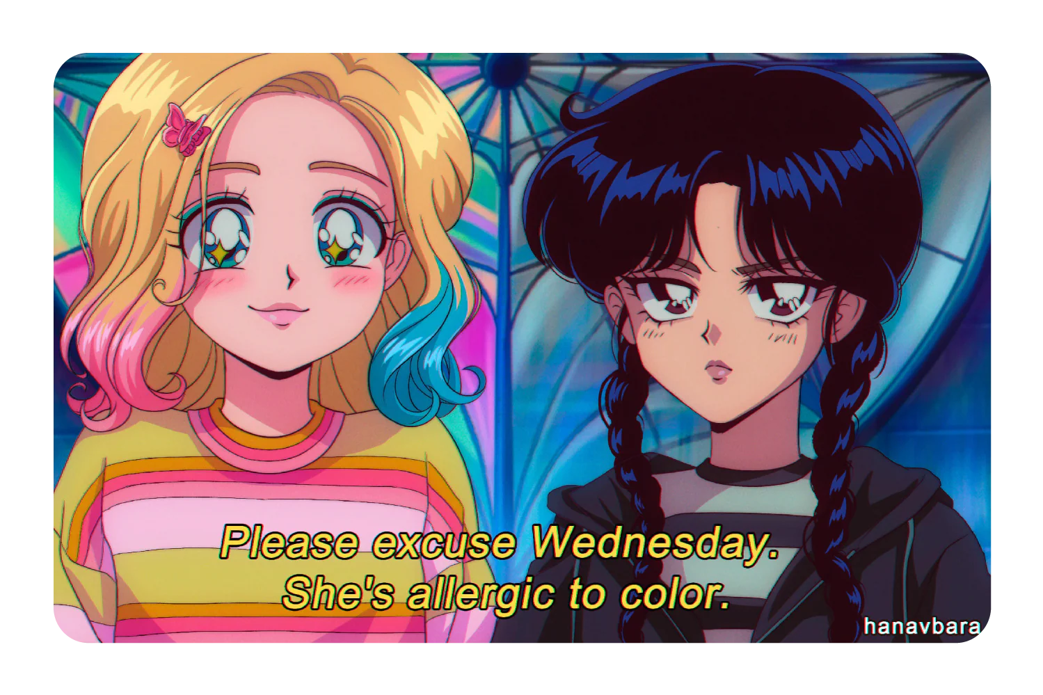 Wednesday and Enid