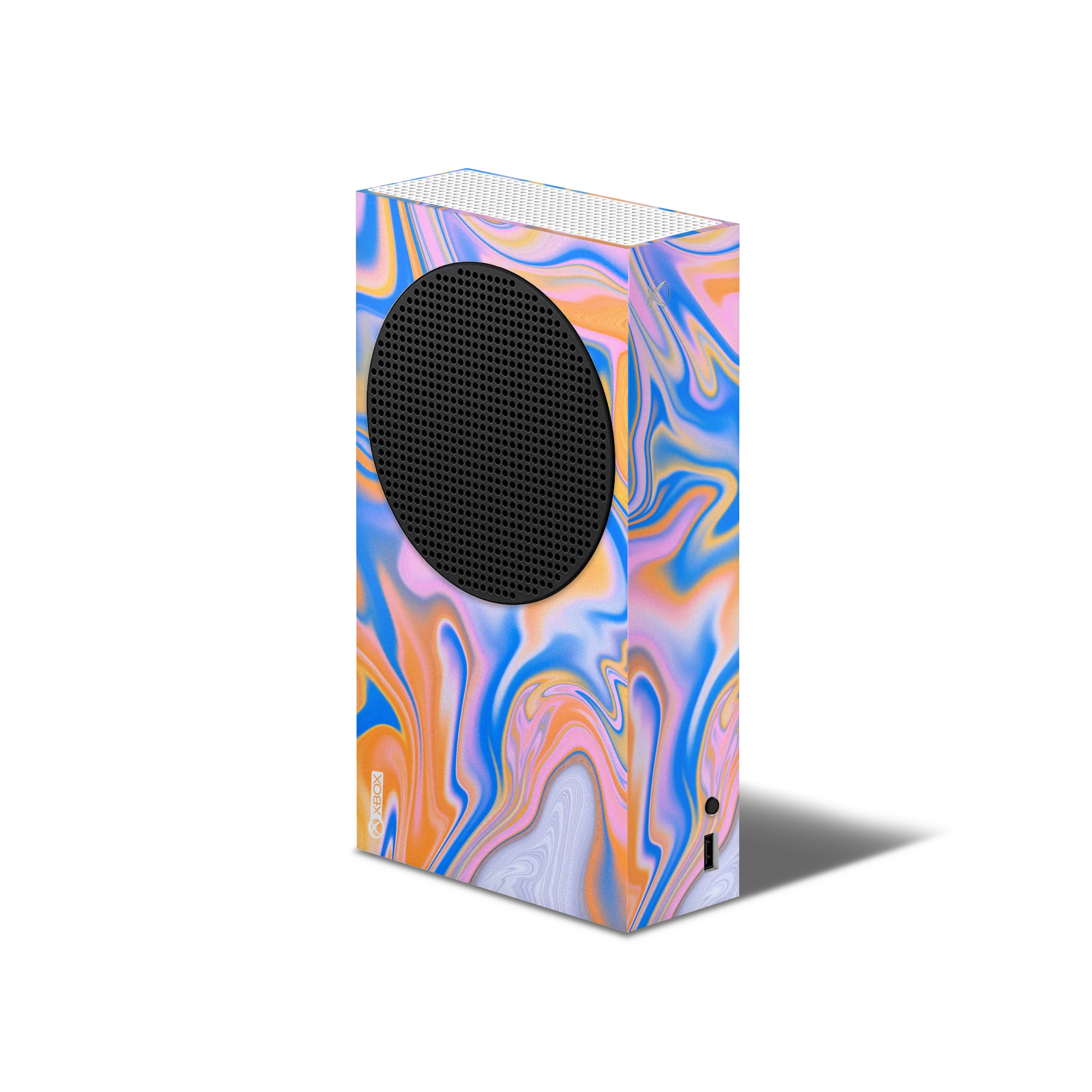 XBox Series S Skin Blue Liquid