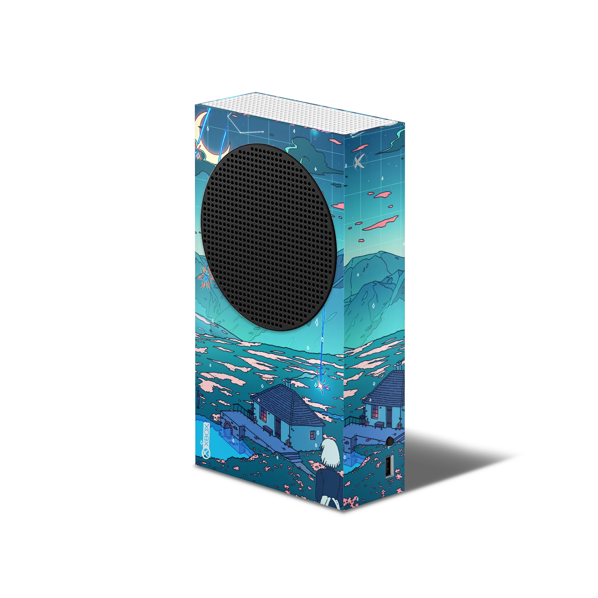 XBox Series S Skin Crystal Shower