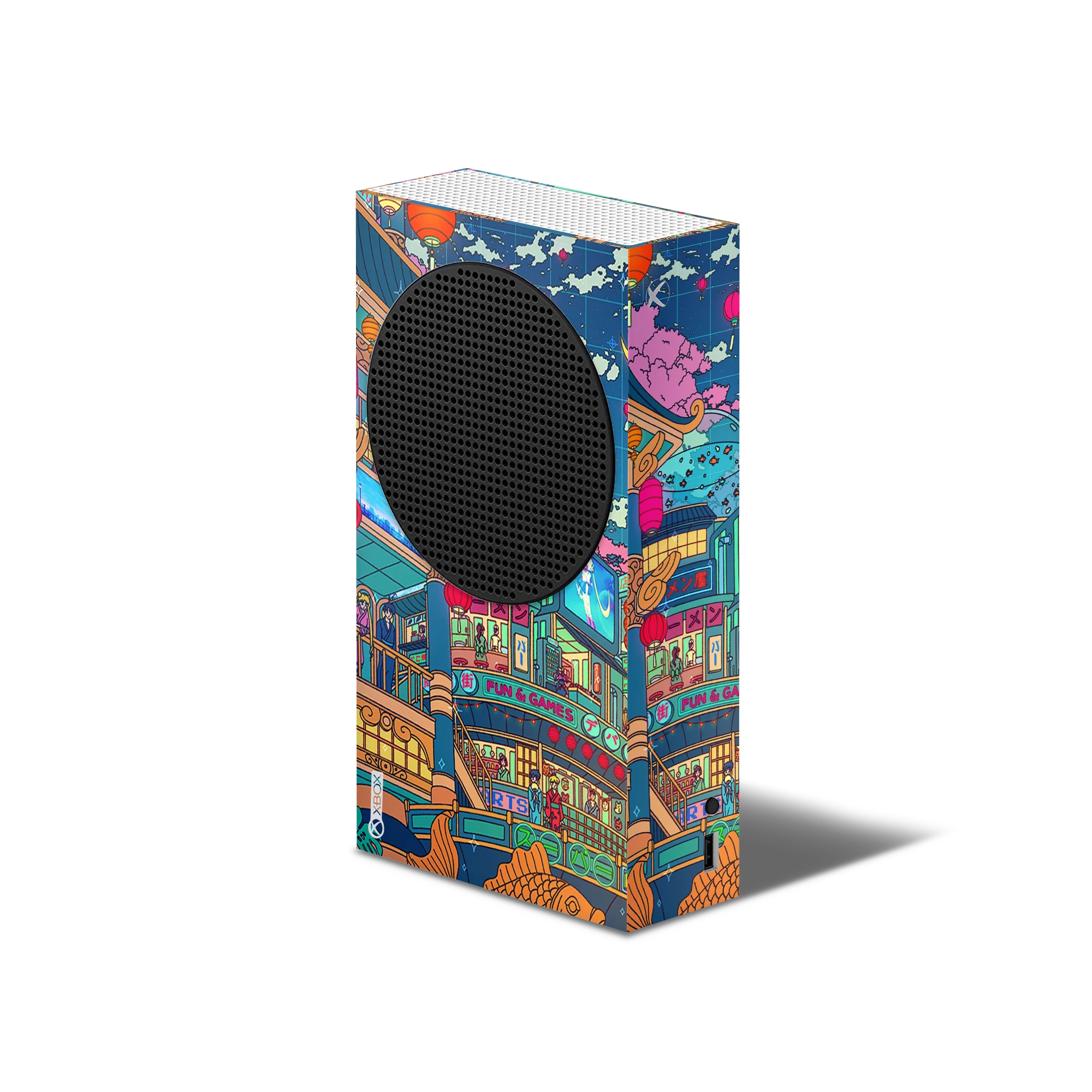 XBox Series S Skin Moon festival