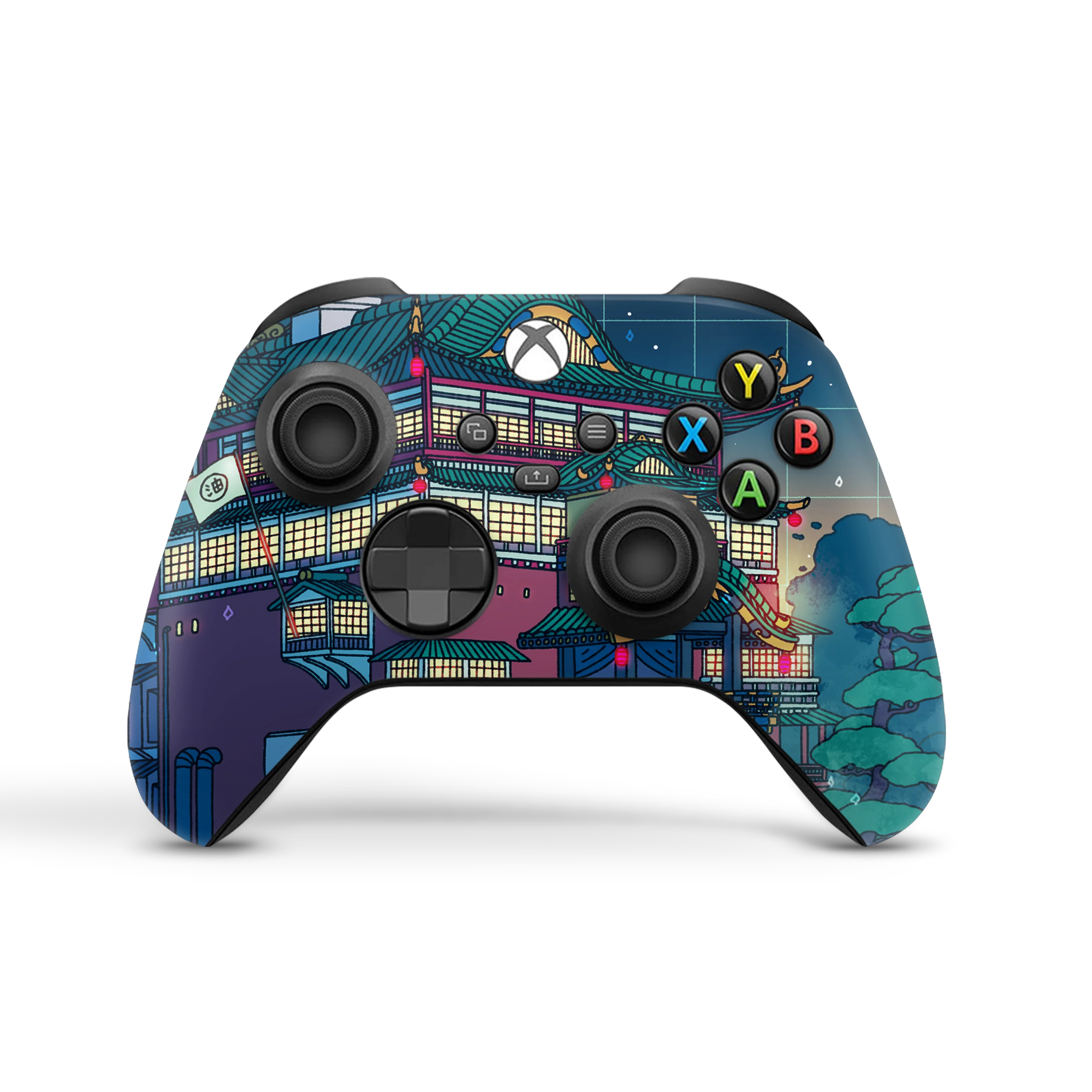 XBox Series SX Controller Skin Bathhouse Night