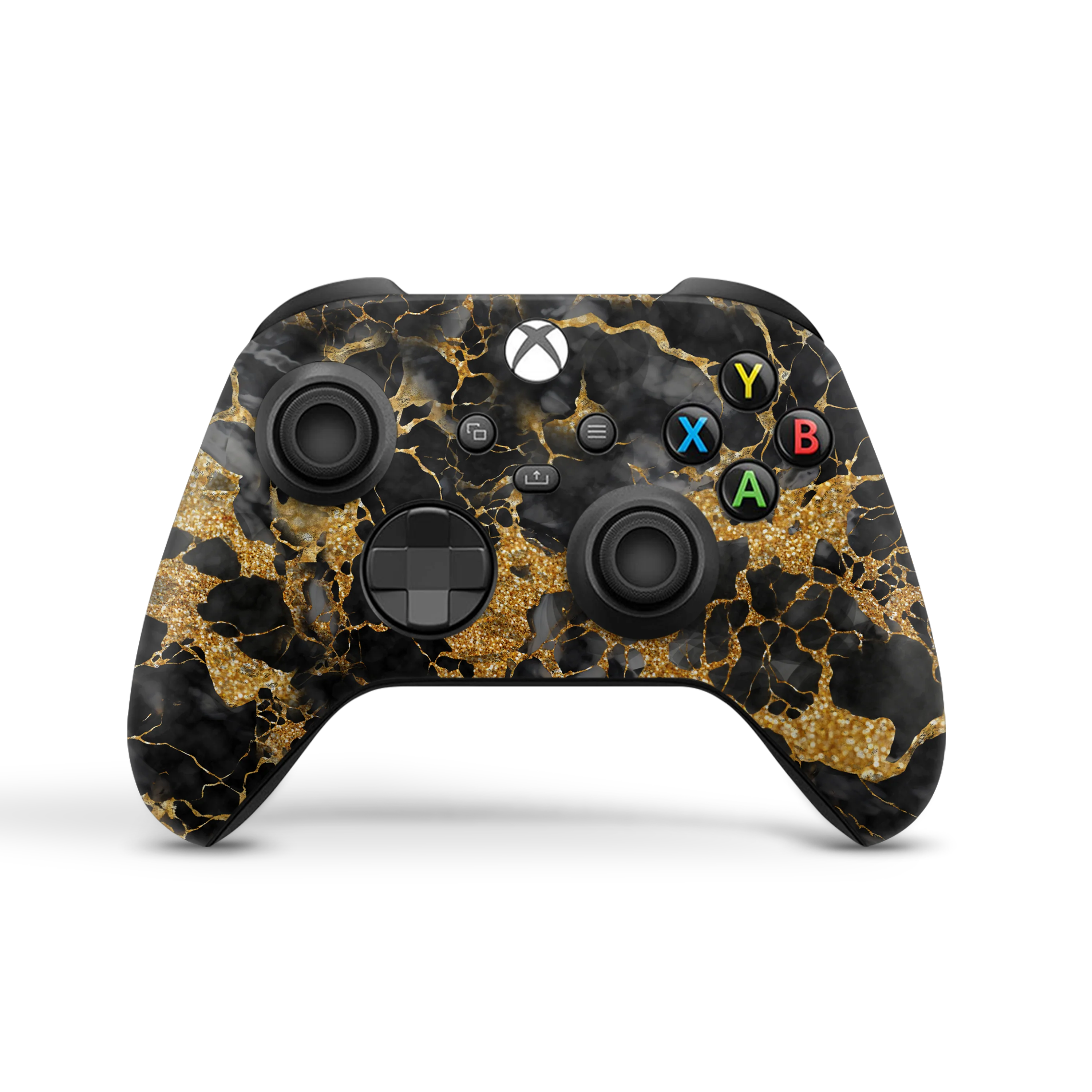 XBox Series SX Controller Skin Gold Marble