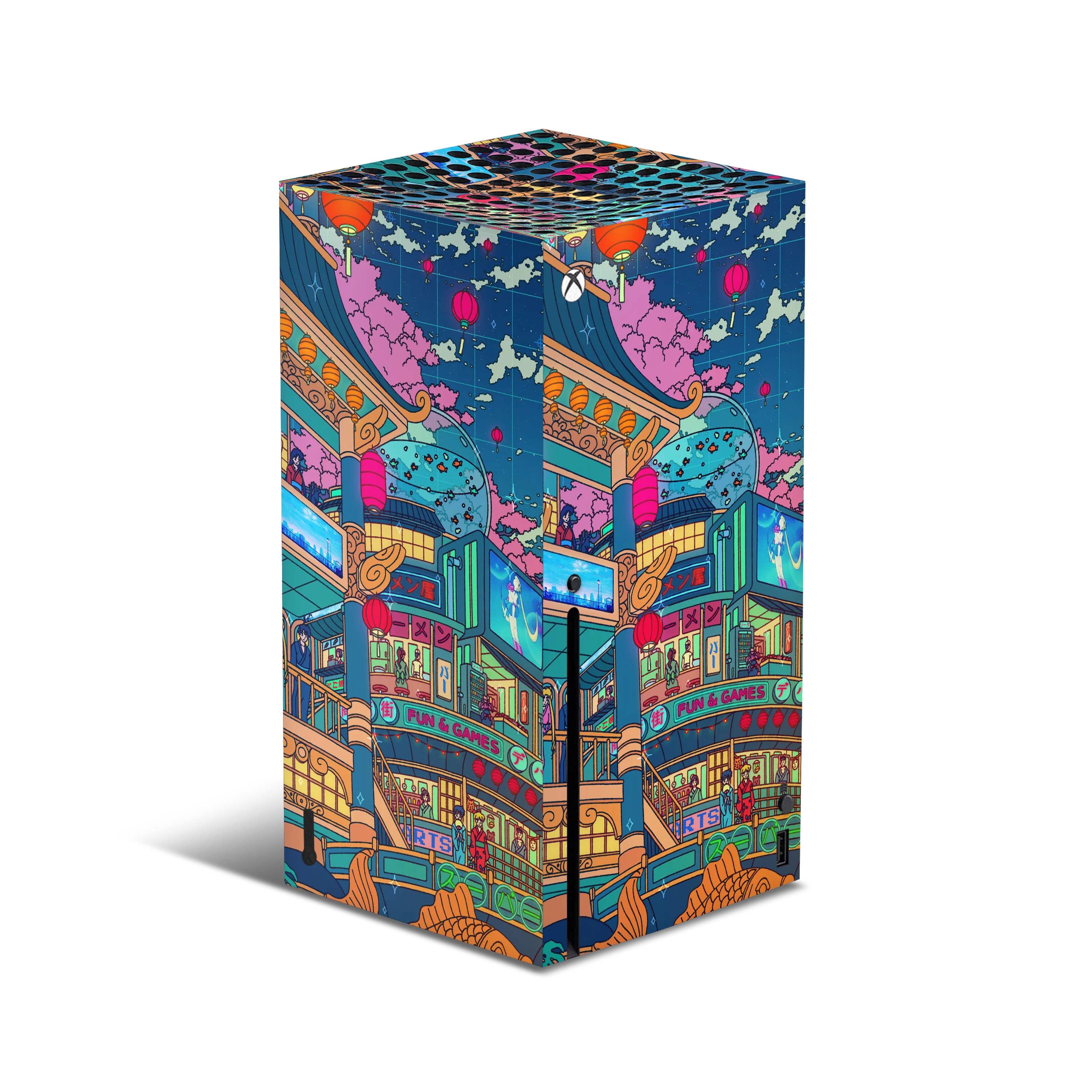 XBox Series X Skin Moon festival