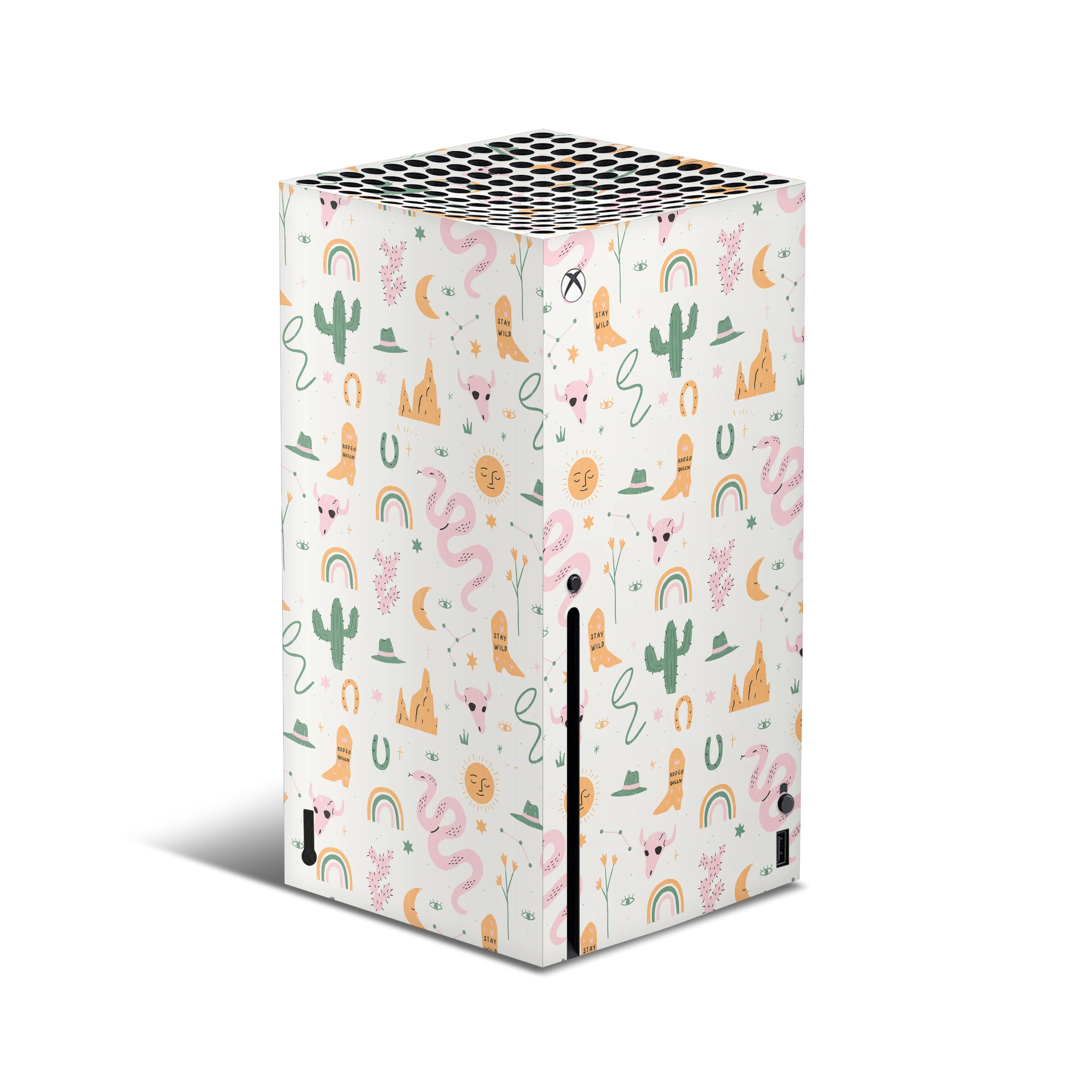 XBox Series X Skin Wildwest Pattern